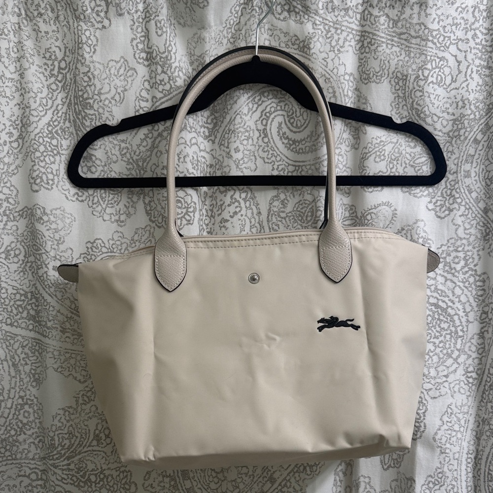 Longchamp Medium Le Pliage Cream Tote Bag